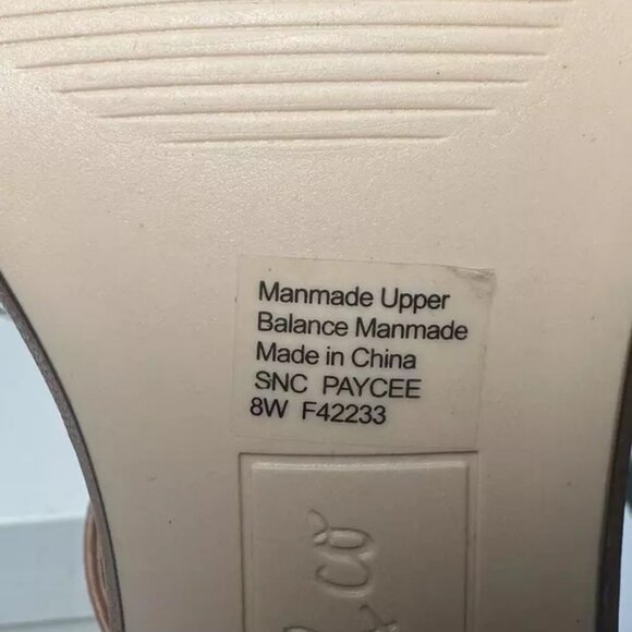 Style & Co Paycee Two-Piece Dress Sandals, Brown Size 8W 2-3/4" Wrapped Heels - Picture 6 of 6